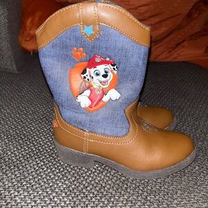 Paw Patrol Brown and Blue Kids Boots